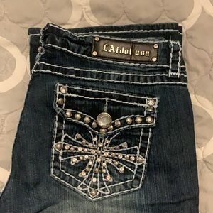 L aidol USA blue Jean
